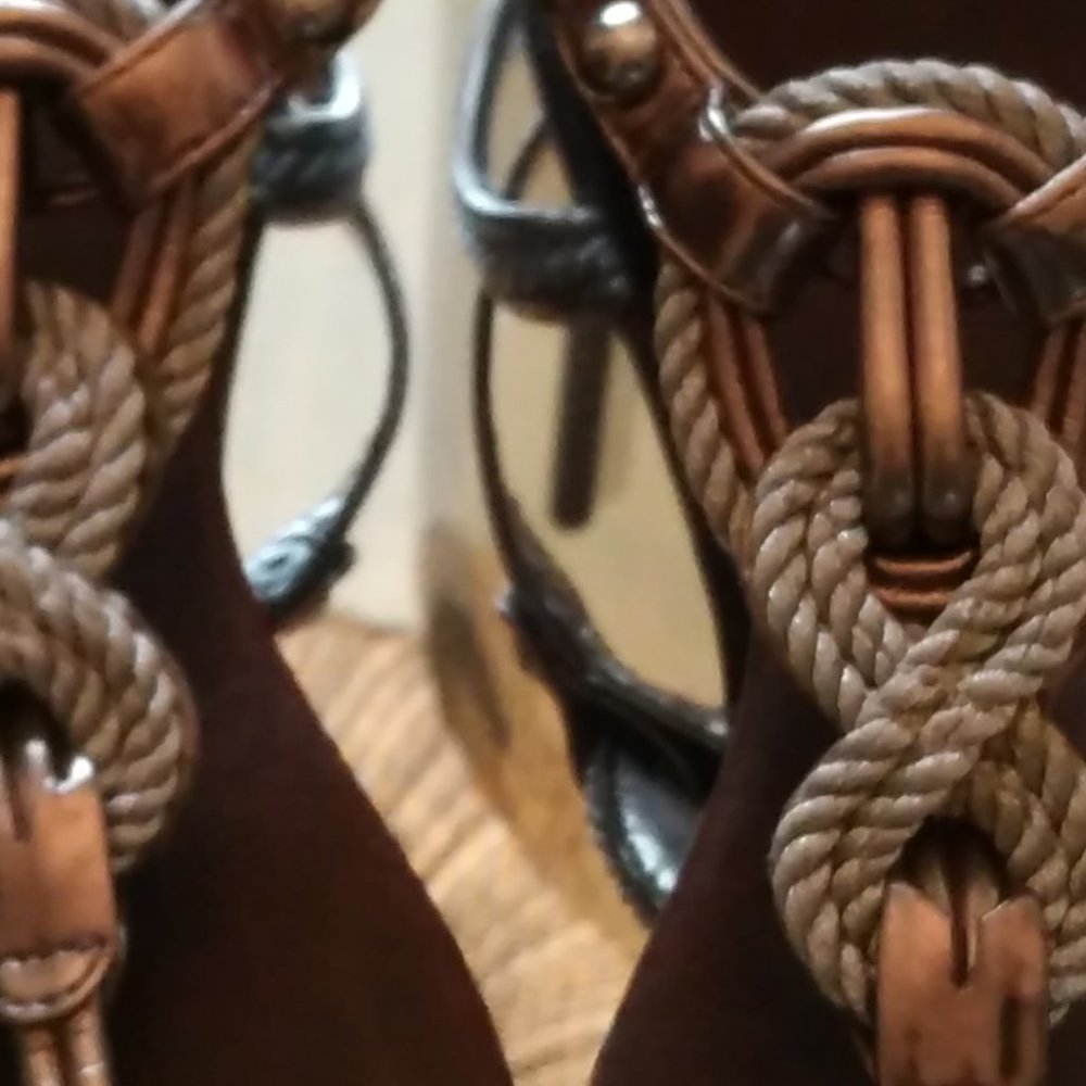 Dolce Vita  size 11 knot sandals pewter colored